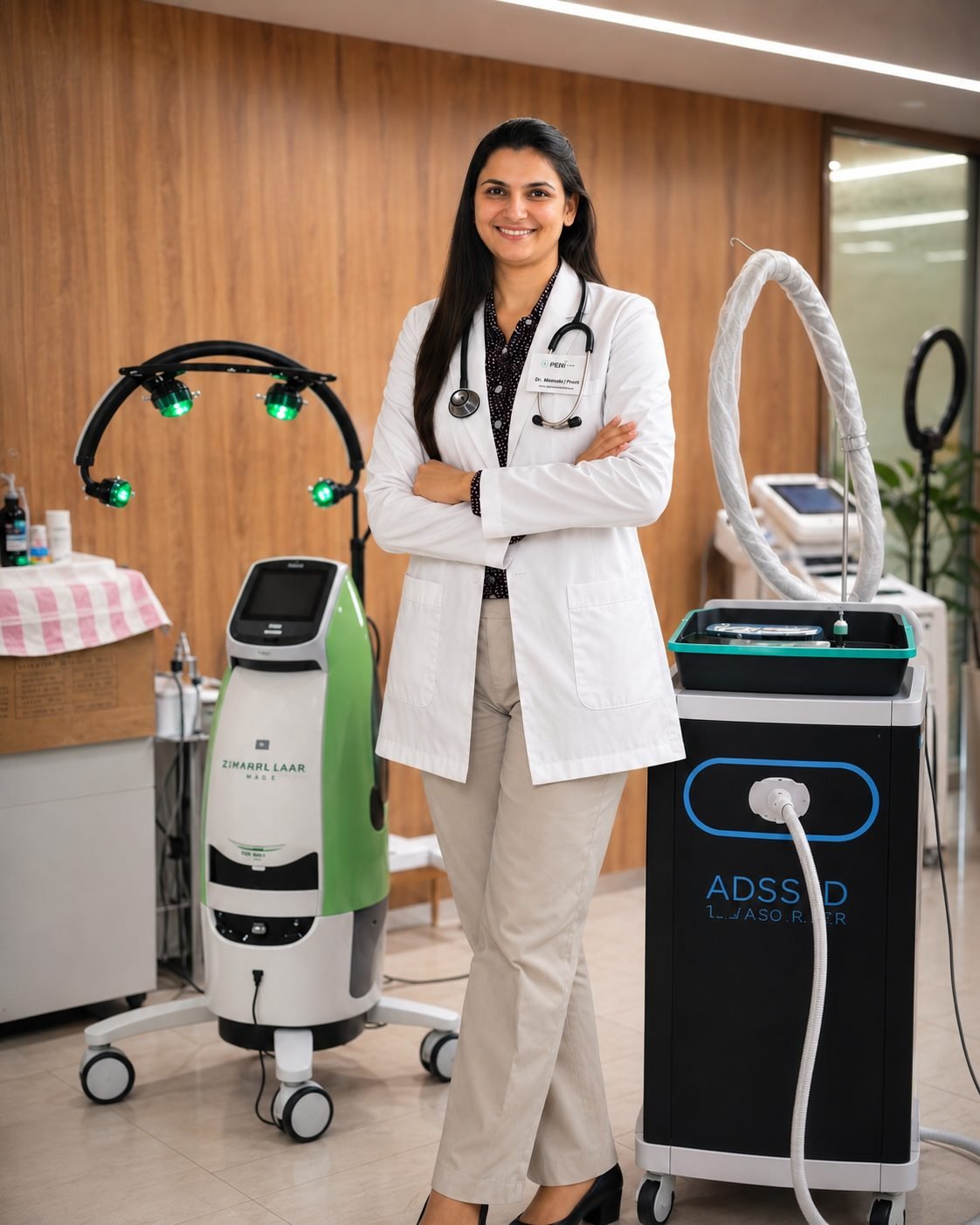 Dr. Bhumi Patel, dentist and skin doctor at Divine Dental & Skin Clinic in Sola, Ahmedabad