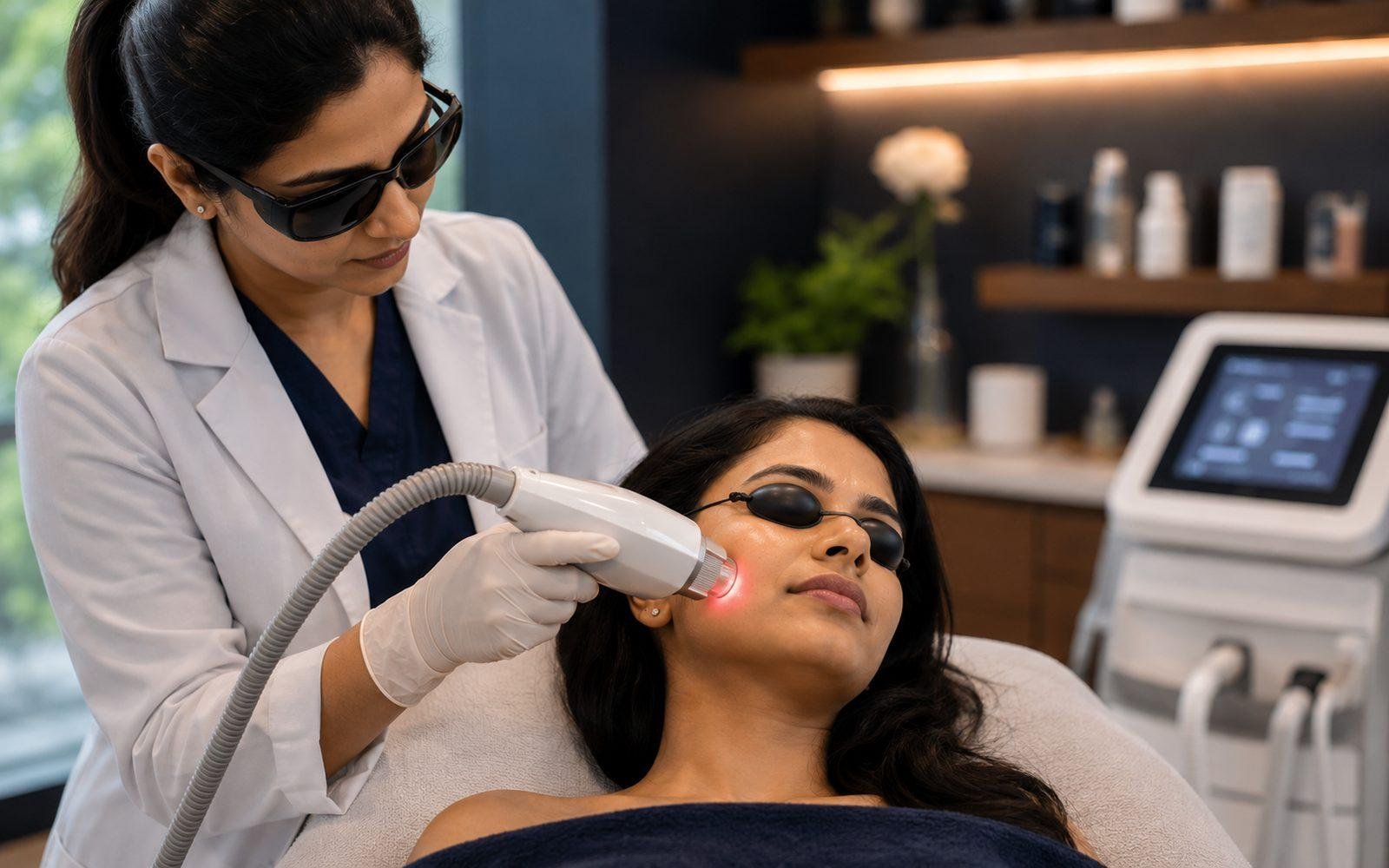Medical laser treatment for hair removal and pigmentation in Ahmedabad