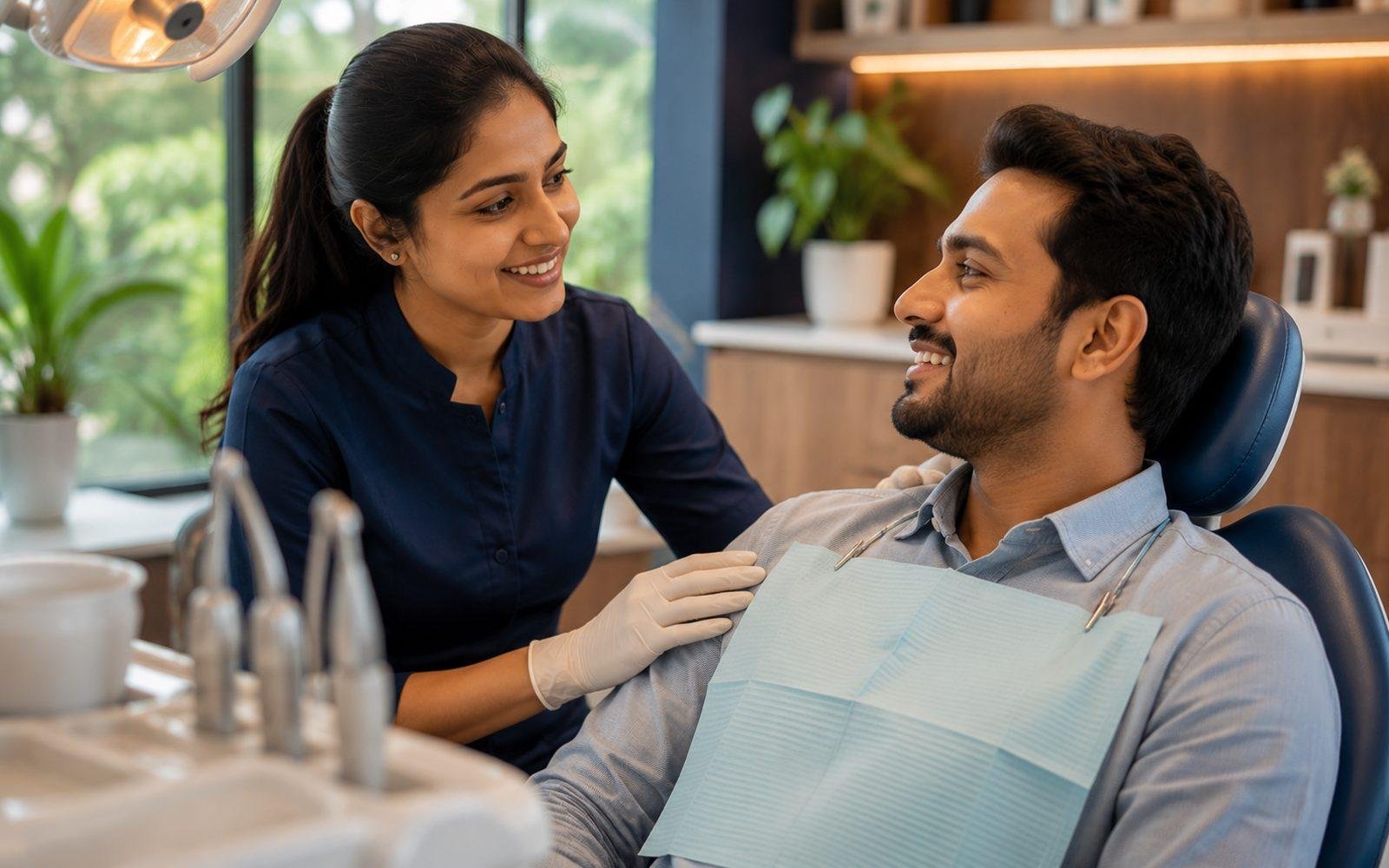 Painless tooth extraction at Divine Dental & Skin Clinic, Ahmedabad