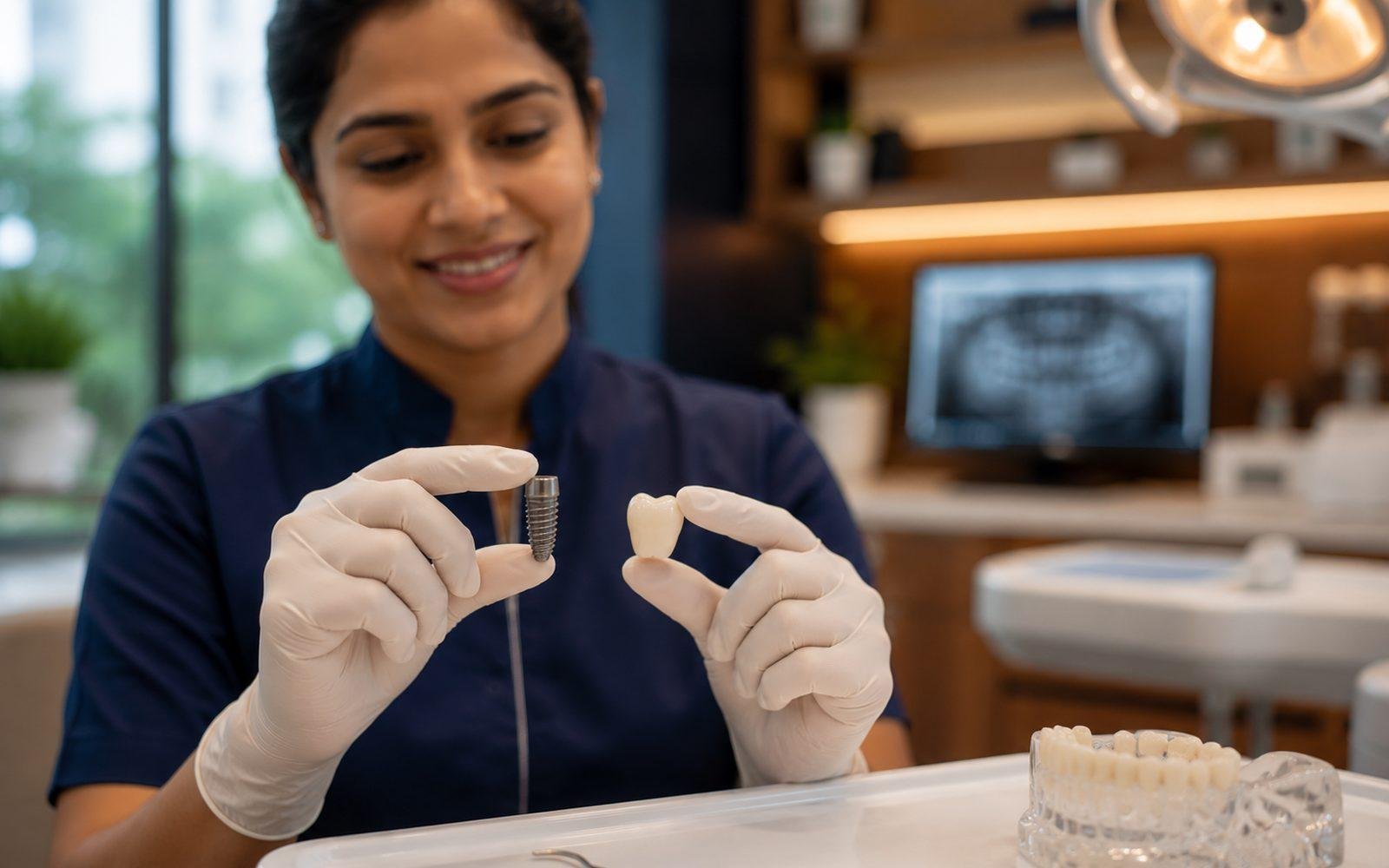 Dental implants by Dr. Bhumi Patel in Ahmedabad